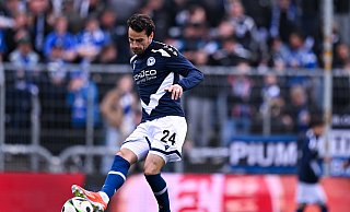 Christopher Lannert kam von 1860 München zu Arminia Bielefeld. Bald geht er in seine dritte DSC-Saison. - Teresa Kroeger
