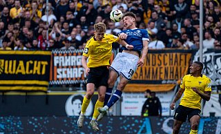 Maximilian Großer und die Bielefelder Arminen hängten sich am Aachener Tivoli rein und steigerten sich nach der Pause. - IMAGO/Eibner