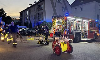 Der Feuerwehreinsatz zog mehrere Schaulustige an. - Paul Brinkmann