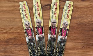 Der Papstzollstock von Maßstab Diamant aus Löhne. - Maßstab Diamant