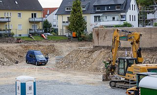 Am Querweg in der Paderborner Südstadt wurde eine Fliegerbombe entschärft. - Niklas Tüns