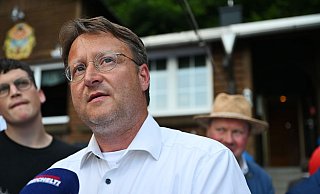 Robert Sesselmann (AfD) ist der Wahlsieger in Sonneberg. - Martin Schutt/dpa
