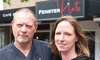 Maik Roger Lampe und Vanessa Marx haben das "Fensterplatz" übernommen. - Jan-Henrik Gerdener
