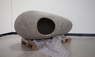 Die Arbeit "Solo-Sleepmodule" des Künstlers Louis de Cordier ware eine Vorstudie zu einem größeren Projekt. - Hans Schröder