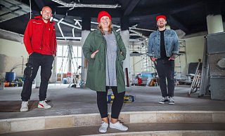Die neuen Pächter (v.l.n.r.) : Johannes Kesten, Katharina Friesen sowie Benjamin Stücke. - Sarah Jonek