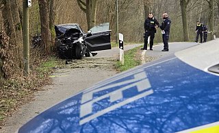 Auf der Wehmerhorststraße in Rödinghausen kam es zu einem Unfall. - Gerald Dunkel