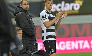 Barne Pernot gelang in Wiesbaden der einzige Verler Treffer. - Jens Dünhölter