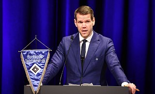 HSV-Finanzvorstand Eric Huwer kann eine erfreuliche Bilanz für das Geschäftsjahr 2022/23 vorlegen. - Christian Charisius/dpa