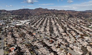 Im Januar hatten verheerende Brände ganze Viertel von Los Angeles verwüstet. (Archivbild) - Jae C. Hong/AP/dpa