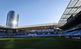 Hier wird gespielt: Blick ins Nationalstadion in Bratislava. - Christian Charisius/dpa