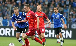 2019 konnten die Bielefelder 2:0 gegen den SC Paderborn gewinnen. Trotz stiegen am Saisonende die Paderborner auf. - Wolfgang Rudolf