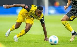 Ins Straucheln geraten: Youssoufa Moukoko will seine Karriere wieder in Schwung bringen. - David Inderlied/dpa
