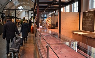 Die Wildkammer ist zum 1. April aus der Markthalle Herford ausgezogen. Die Frequenz sei zu gering, sagt Achim Valentin. - Susanne Barth