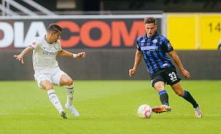 SCP-Neuzugang Marcel Hoffmeier zeigte auch im Testspiel gegen Bochum eine beeindruckende Leistung und dürfte beim Saisonstart gegen Karlsruhe in der Startelf stehen. - Besim Mazhiqi