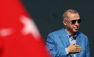 Dürfte erneut auf eine deutliche Mehrheit der Stimmen aus dem Ausland hoffen: Recep Tayyip Erdogan. - Turkish Presidency/XinHua/dpa