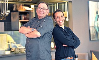 Nadine Dietz setzt auf Thomas Schliephake als neuen Küchenchef in ihrem Restaurant am Lindenplatz. Der Start in eine neue Zeit sieht vielversprechend aus. - Nicole Donath