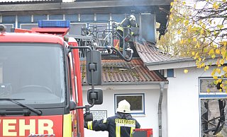 Ende Oktober 2020 brannte es erstmals in der Kita Krempoli. Das Gebäude wurde fast vollständig zerstört. - Katharina Eisele