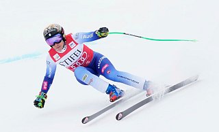 Italiens Skistar Federica Brignone ist bei den nationalen Meisterschaften heftig gestürzt. - Robert F. Bukaty/AP/dpa