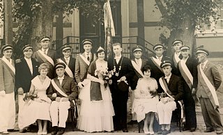Regierten 1960 in Sommersell: Marlis Stecker und Anton Liene. - Heimatverein Sommersell