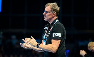 U21-Bundestrainer Martin Heuberger ist mit den bisherigen WM-Auftritten der DHB-Auswahl zufrieden. - Marco Wolf/wolf-sportfoto/dpa