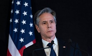US-Außenminister Antony Blinken steht zur Souveränität und territorialen Integrität der Ukraine. - Foto: Alex Brandon/AP-Pool/dpa