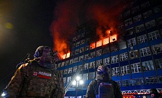 Russische Luftangriffe zerstören täglich auch zivile Objekte in der Ukraine. (Archivbild) - -/Ukrinform/dpa