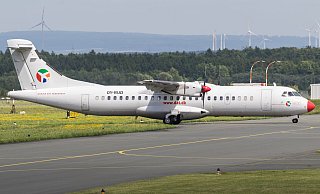 Die Fluggesellschaft DAT verbindet seit 2020 Saarbrücken mit Berlin und Hamburg. Ähnliche Flugzeuge könnten bald auch von Paderborn/Lippstadt nach München fliegen. - Moritz Klöckner