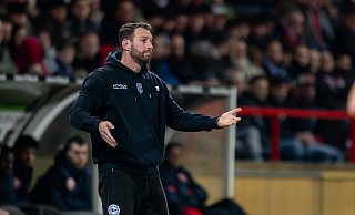 Trainer Mitch Kniat hätte mit Arminia Bielefeld gern schon am Freitag gegen Hannover II gespielt. - Teresa Kroeger