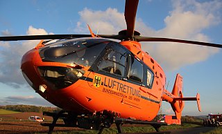 Ein Rettungshubschrauber brachte die 10-Jährige nach dem Unfall in Bad Driburg in die Uniklinik Göttingen. Symbolbild. - David Schellenberg