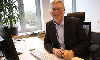 Fühlt sich wohl im Rathaus: Andreas Hüffmann will auch in den kommenden Jahren Bürgermeister Hiddenhausens bleiben. - Björn Kenter