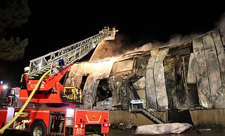 Beim Großbrand in Bad Driburg unterstützte auch die Feuerwehr als Altenbeken die Löscharbeiten. - David Schellenberg