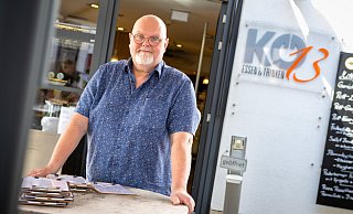 Gastronom Mario Voss betreibt das Restaurant KÖ13 in der Paderborner Innenstadt - Niklas Tüns