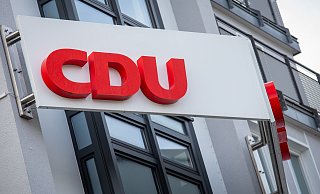 Das Logo der CDU an der Kreisgeschäftsstelle am Liboriberg in Paderborn. - Archivfoto: Niklas Tüns Das Logo der CDU an der Kreisgeschäftsstelle am Liboriberg in Paderborn. - Archivfoto: Niklas Tüns