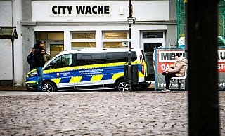 Citywache auf dem Alten Markt in Herford steht auf dem Prüfstand. - Daniel Salmon