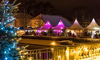 Im Schlosspark in Paderborn-Schloß Neuhaus wird es wieder weihnachtlich. - Thorsten Hennig