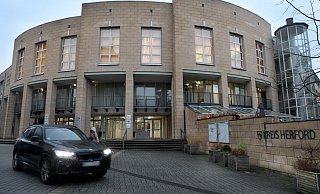 Das Kreishaus in Herford: Mit ihrem Kandidaten will die CDU das Landratsamt zurückerobern. - Frank-Michael Kiel-Steinkamp