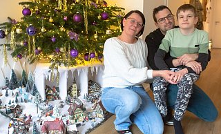 Alexandra und Torben Redecker erlebten gemeinsam mit Sohn Raphael in diesem Jahr ein besonderes Fest. - Andre Schneider