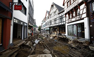 Euskirchen, Juli 2021: Die Schäden durch die Flutkatastrophe waren enorm. - picture alliance / AA