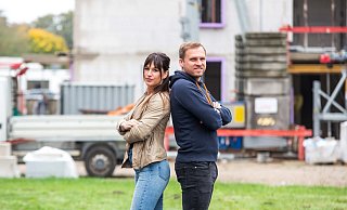 Susan und Tom Droste verwirklichen ein neues Bauprojekt im Kreis Gütersloh. - Andre Schneider