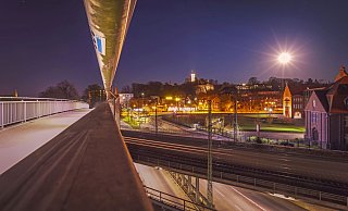 Auf dem Ostwestfalendamm in Bielefeld gibt es eine straßenbautechnische Untersuchung. - Sarah Jonek Fotografie