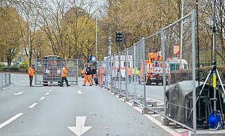 Für den Osterlauf in Paderborn werden auch in diesem Jahr Straßen in der Innenstadt gesperrt. - Besim Mazhiqi