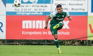 Schütze des Siegtores: Allan Firmino Dantas traf in Velbert für den SV Rödinghausen zum 3:2-Endstand, nachdem er kurz zuvor auch schon das 2:2 vorbereitet hatte. - Joel Beinke