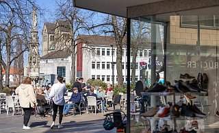 Aus Sicht des Innenstadtakteure ist der Mix aus Einzelhandel und Gastronomie - zwei der Hauptfaktoren für den Besuch der Paderborner City - ganz gut. - Niklas Tüns