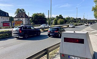 An 36 Stellen im ganzen Stadtgebiet stellt das Ordnungamt vom 13. bis 19. Oktober seine Blitzgeräte auf. - Jens Reichenbach