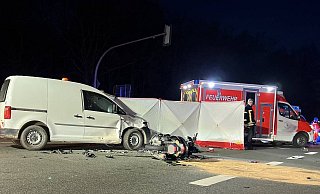 Bei einem schweren Unfall auf der Münsterlandstraße in Gütersloh ist im vergangenen Jahr ein Rollersfahrer tödlich verunglückt. - Thorsten Heß
