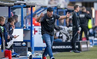 Paderborns Trainer Lukas Kwasniok war unzufrieden mit der Leistung seines Teams im Heimspiel gegen Eintracht Braunschweig. - David Inderlied/dpa