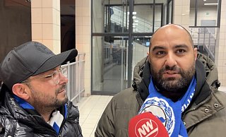Nach dem 2:0-Sieg gegen Elversberg waren die Arminia-Fans voll des Lobes. - Julius Uekmann