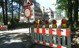 Die Zufahrt zum Ärztehaus Medici wird erweitert.  - Karsten Schulz