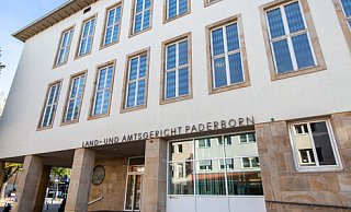 Im Landgericht Paderborn wurde der Fall aus Bad Lippspringe verhandelt. - Niklas Tüns