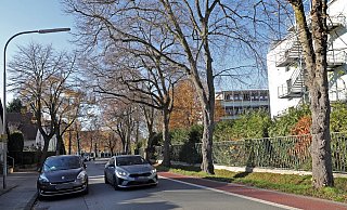 Für die Vlothoer Straße wird ein Radweg geplant, der nicht gebaut wird, wenn der Fahrradstraßen-Versuch ein Erfolg wird. - Frank-Michael Kiel-Steinkamp